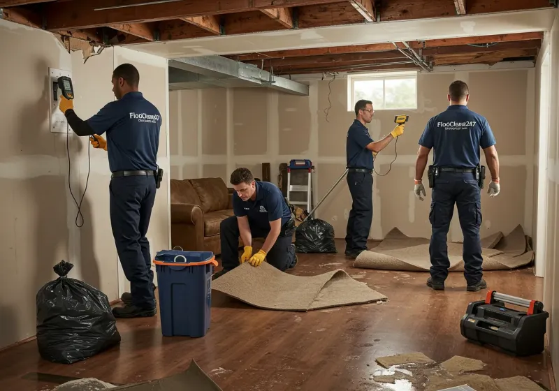 Flood DamageMaterial Assessment and Debris Removal process in Cuero, TX