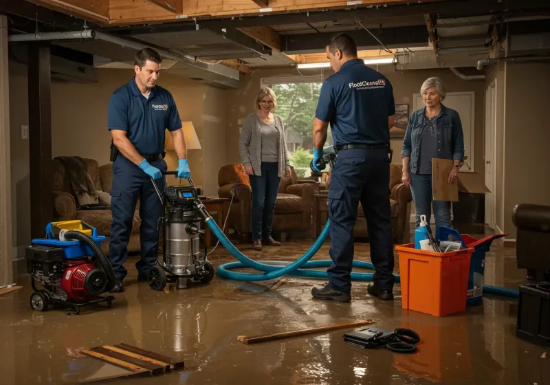 Basement Water Extraction and Removal Techniques process in Cuero, TX